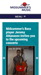 Mobile Screenshot of midsummersmusic.com
